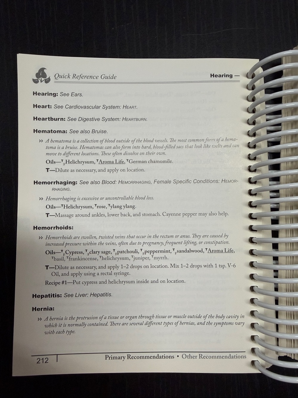 Quick Reference Guide for Using Essential Oils - White Cover - Picture 3 of 3